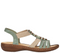 Sandale casual, dama, RIEKER ANTISTRESS, 60851-52 verde, piele ecologica