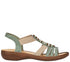 Sandale casual, dama, RIEKER ANTISTRESS, 60851-52 verde, piele ecologica