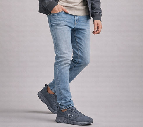 Pantofi sport, barbati, SKECHERS BOBS B FLEX- CHILL EDGE 118106-DKGY, gri, textil