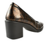 Pantofi casual, dama, JOHNNY, ST1194 bronz, piele naturala, cu toc