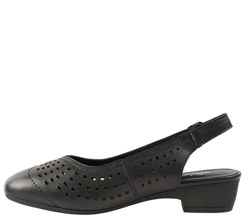 Sandale casual, dama, PASS COLLECTION, X480017D negru, piele naturala