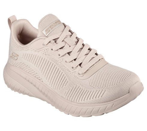 Pantofi sport, dama, SKECHERS BOB'S SQUAD CHAOS-FACE OFF, 117209-NUDE roz pudra, textil