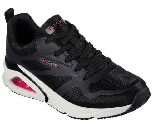 Pantofi sport, dama, SKECHERS TRES-AIR-REVOLUTION-AIRY, 177420-BLK negru, textil