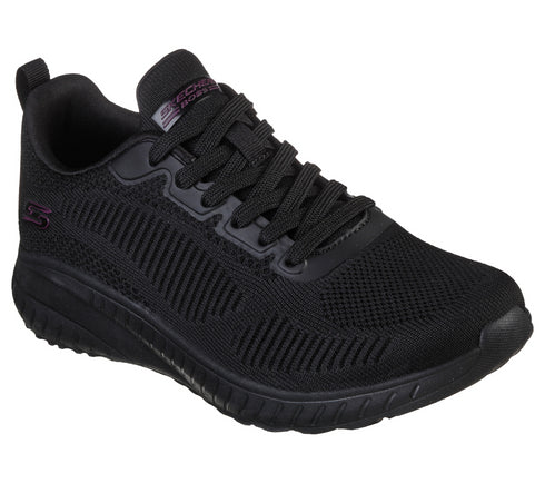Pantofi sport, dama, SKECHERS BOB'S SQUAD CHAOS-FACE OFF, 117209-BBK negru, textil