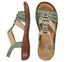 Sandale casual, dama, RIEKER ANTISTRESS, 60851-52 verde, piele ecologica