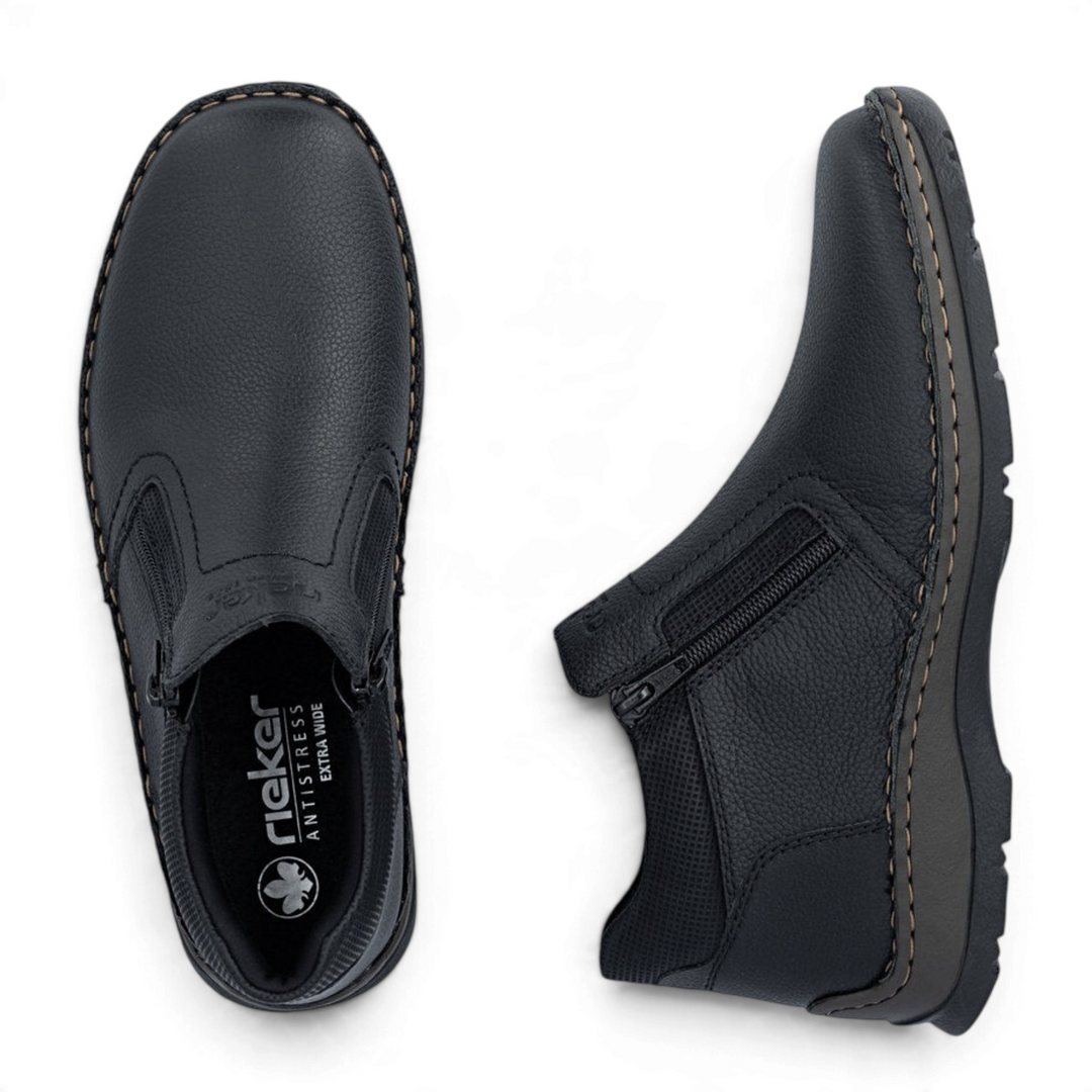 ada-shoes.ro Rieker 05376-00 black casual men&
