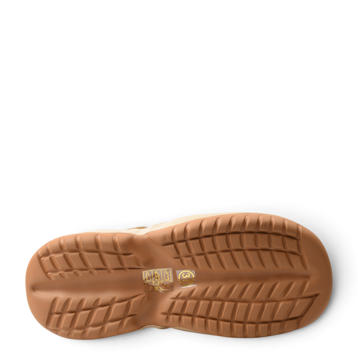 Brown rubber sole of a Franco Gerardo Ghete 10875-M shoe from ada-shoes.ro with a textured non-slip tread pattern.