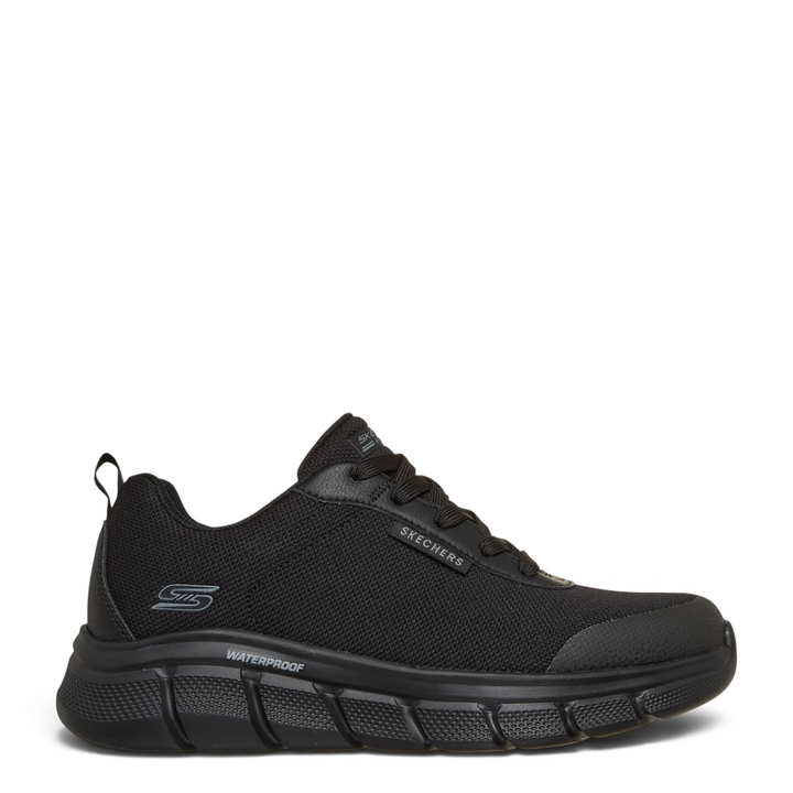ada-shoes.ro Skechers Bobs B Flex Rainy waterproof black sneakers with mesh upper and cushioned sole
