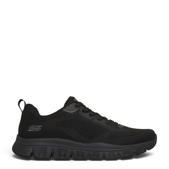 ada-shoes.ro Skechers Bobs B Lite black lightweight knit sneakers with a flexible cushioned sole