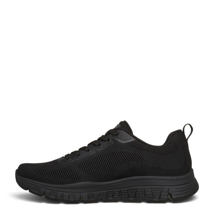 ada-shoes.ro Skechers Bobs B Lite black lightweight knit sneakers with a cushioned sole and lace-up closure