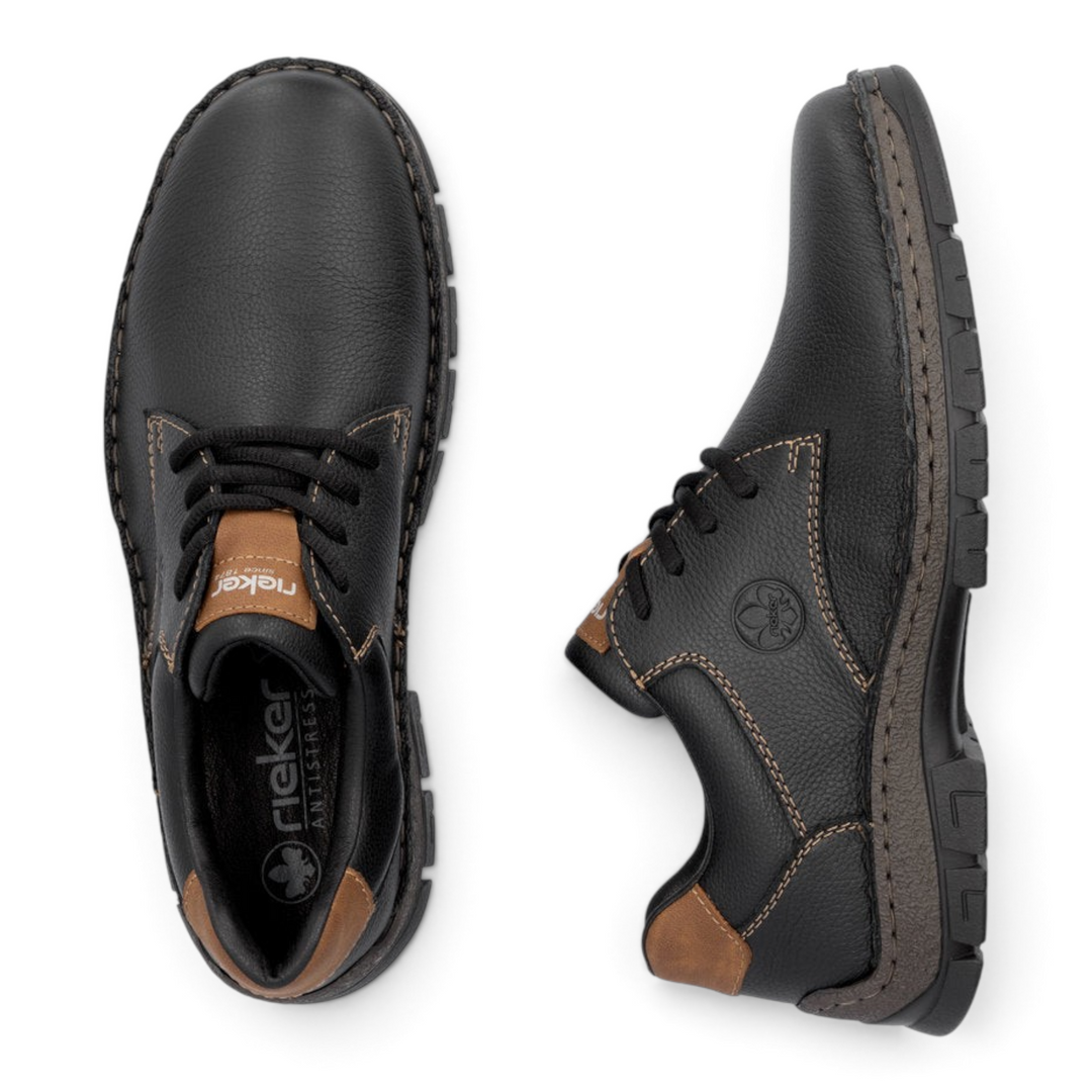ada-shoes.ro Rieker black leather casual men&