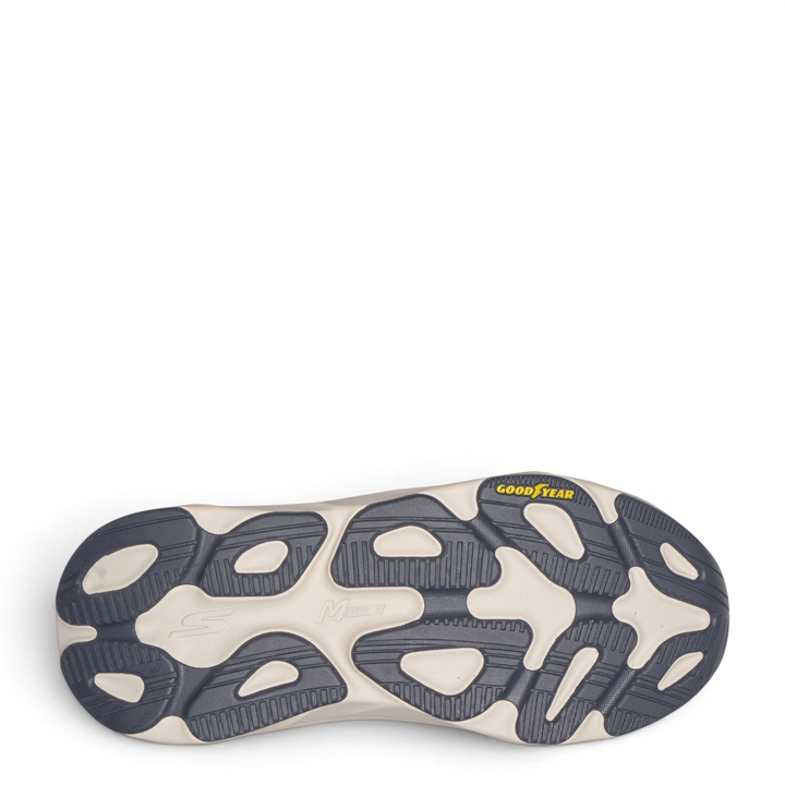 ada-shoes.ro Skechers Go Run Max Cushioning Premier 2.0 olive sneaker outsole with Goodyear rubber traction pattern