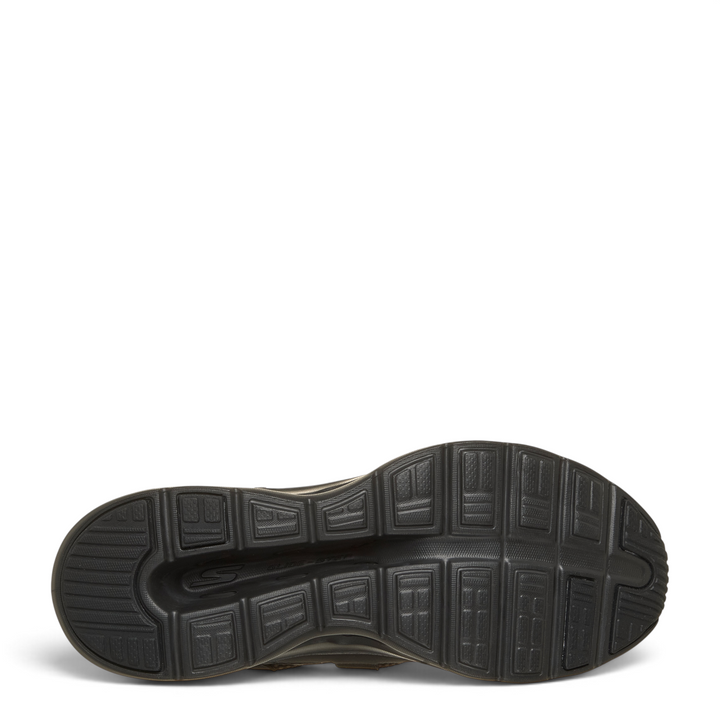 Black rubber outsole of Skechers Glide Step women&