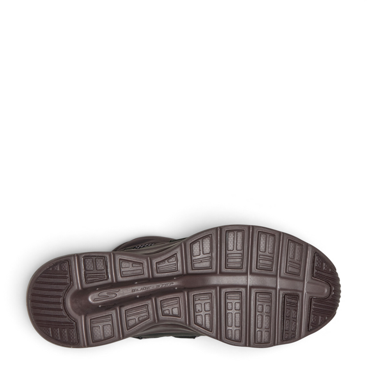 ada-shoes.ro Skechers Glide Step brown winter boot outsole with geometric Glide-Step cushioning pattern