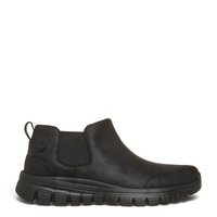 ada-shoes.ro Skechers Synergy Collab black Chelsea boots with synthetic leather upper and flexible sport sole