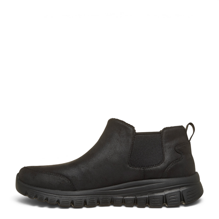 ada-shoes.ro Skechers Synergy Collab black Chelsea boots with synthetic leather upper and flexible sport sole