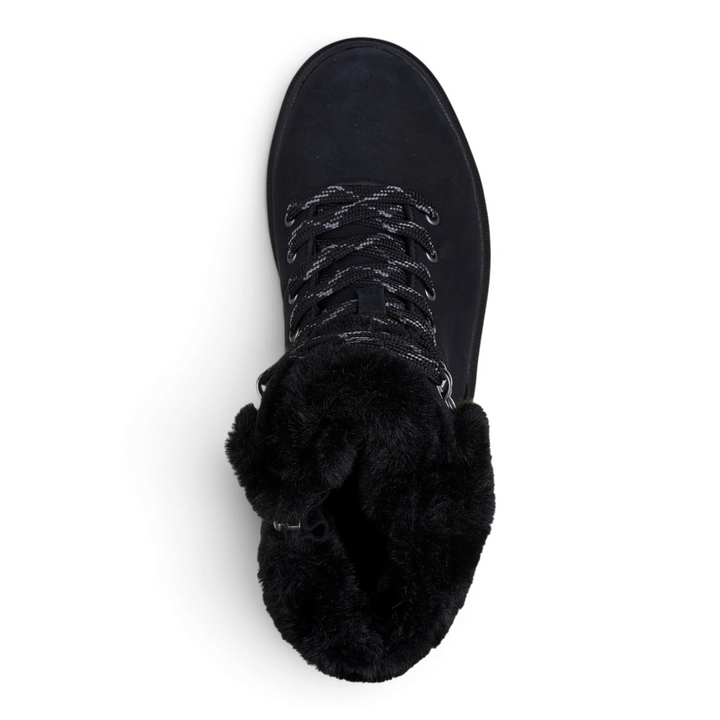 ada-shoes.ro Skechers Easy Going black waterproof winter boots with faux fur lining and hiking-style laces