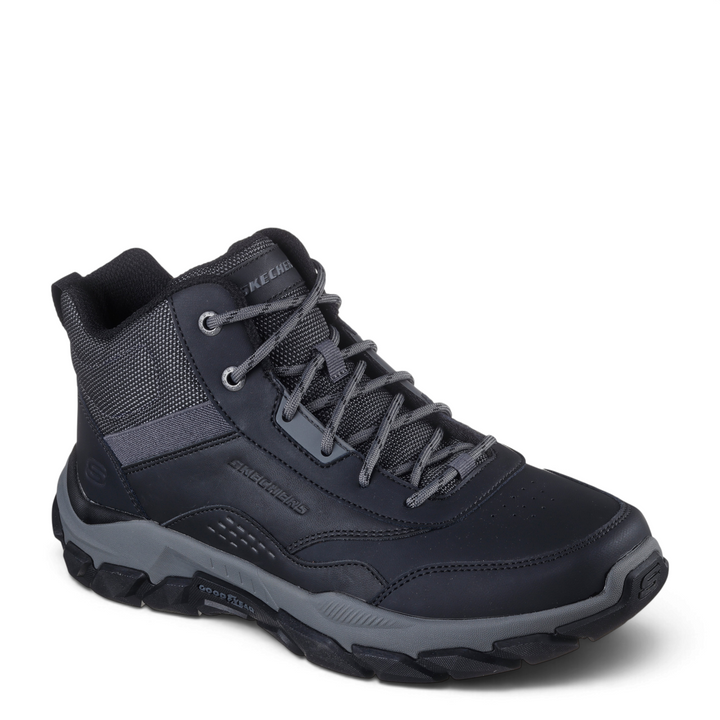 ada-shoes.ro Skechers Relment 2.0 Vorran black waterproof outdoor hiking boots with Goodyear rubber sole