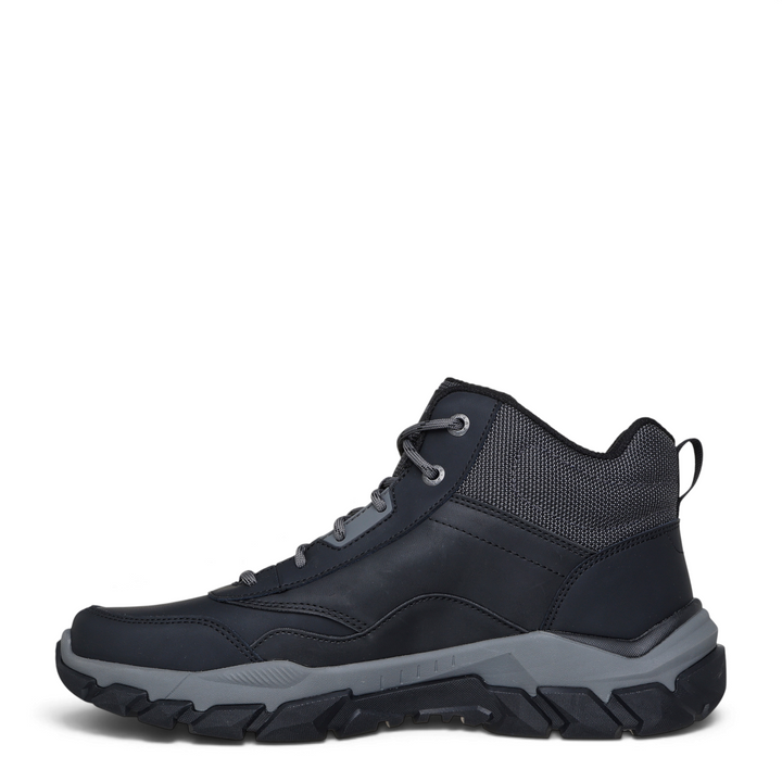 ada-shoes.ro Skechers Relment 2.0 Vorran waterproof black leather outdoor hiking boots with Goodyear rubber sole