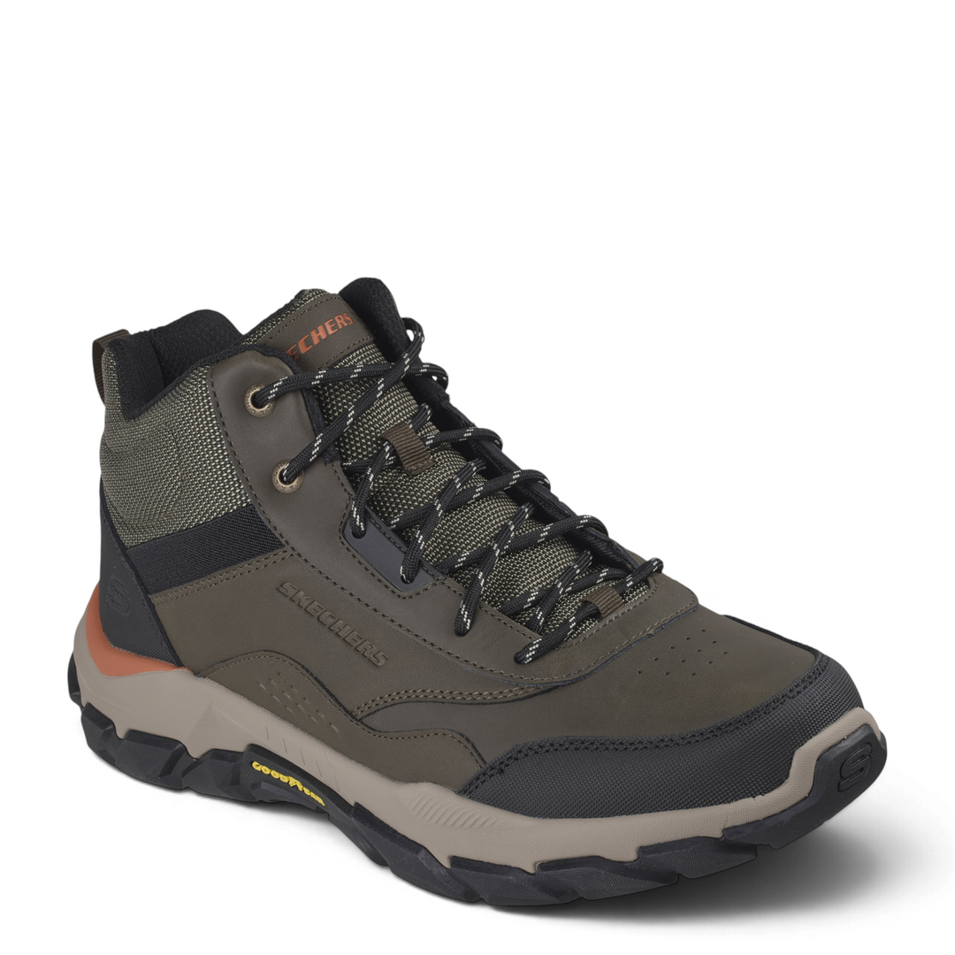ada-shoes.ro Skechers Relment 2.0 olive waterproof hiking boots with Goodyear performance outsole and memory foam