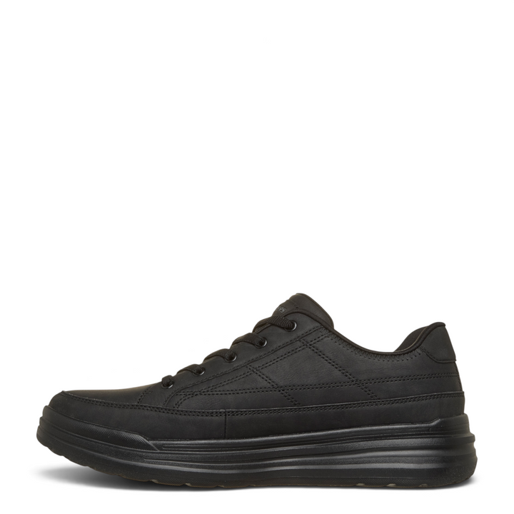 ada-shoes.ro Skechers Sterling Cedrick black sneakers with elastic laces and cushioned memory foam insole