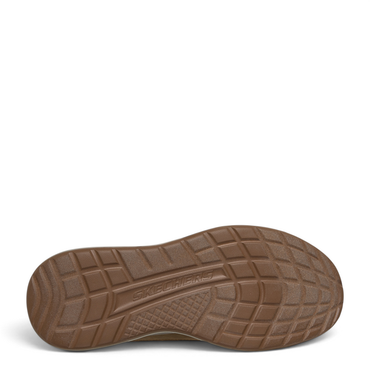 ada-shoes.ro Skechers Sterling Cedrock light brown sneaker outsole with flexible traction pattern