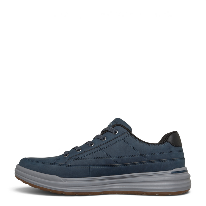 ada-shoes.ro Skechers Sterling Cedrick navy casual sneakers for men with elastic laces and flexible sole