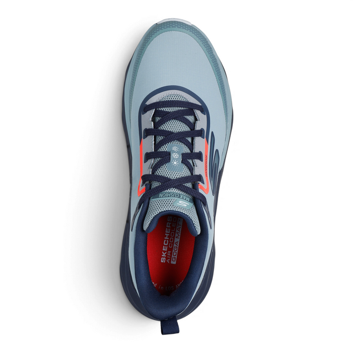 ada-shoes.ro Skechers GO RUN Max Cushioning Premier 2.0 waterproof running shoes in slate blue with orange accents