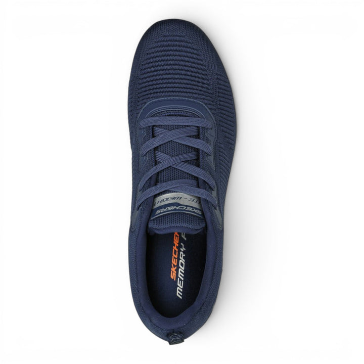 Pantofi barbati SKECHERS SQUAD 232290-NVY bleumarin - ada-shoes.ro SKECHERS PANTOF ada-shoes.ro