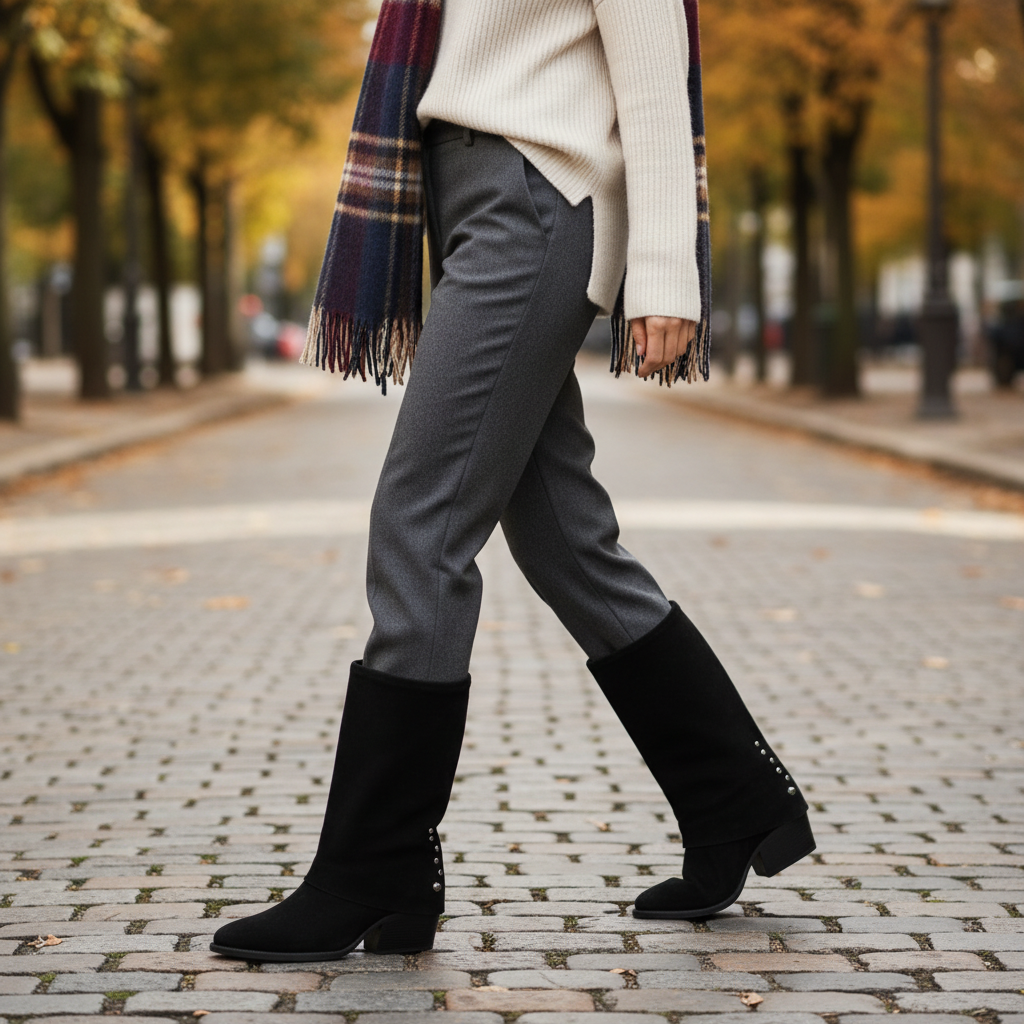 Anna Viotti Cizme Elegante D115-SHN2380-N