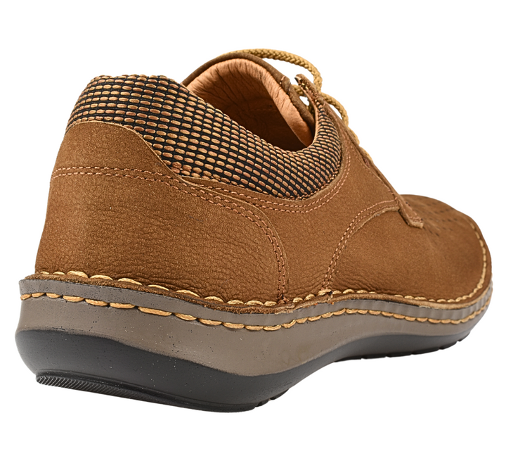 Pantofi casual, barbati, OTTER, 9565 maro, piele nabuc