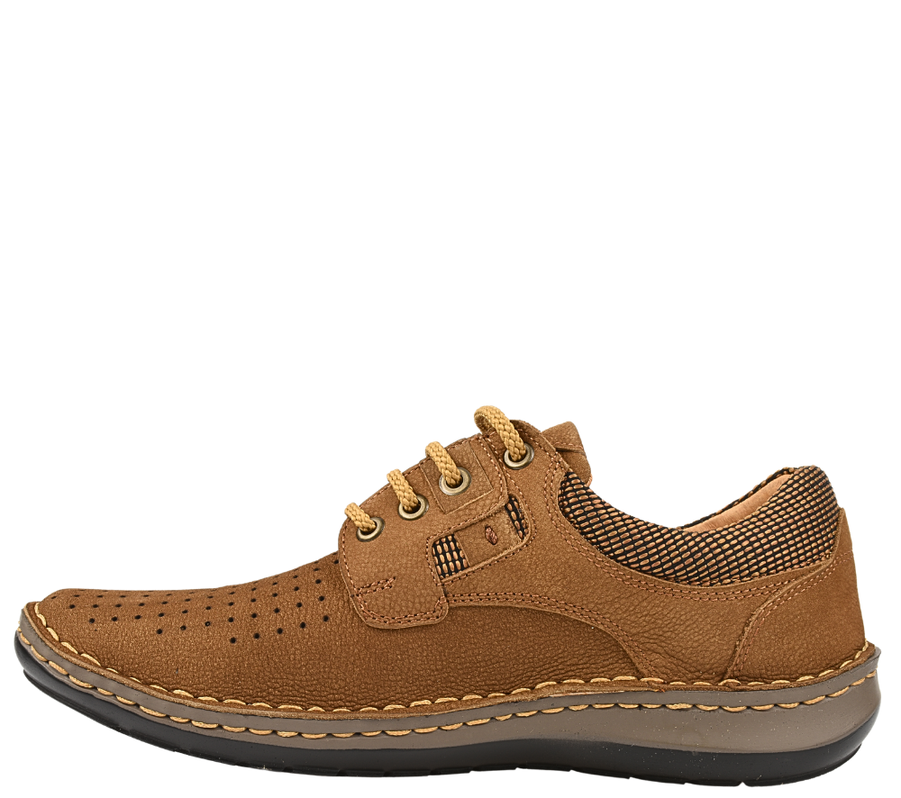 Pantofi casual, barbati, OTTER, 9565 maro, piele nabuc