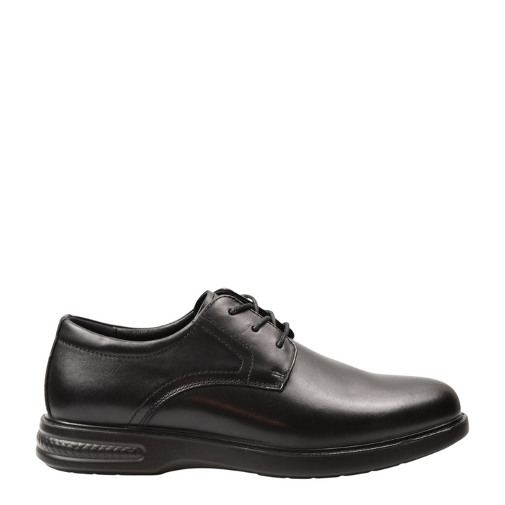 ada-shoes.ro Goretti black leather lace-up formal shoes with a durable flexible sole for business and events