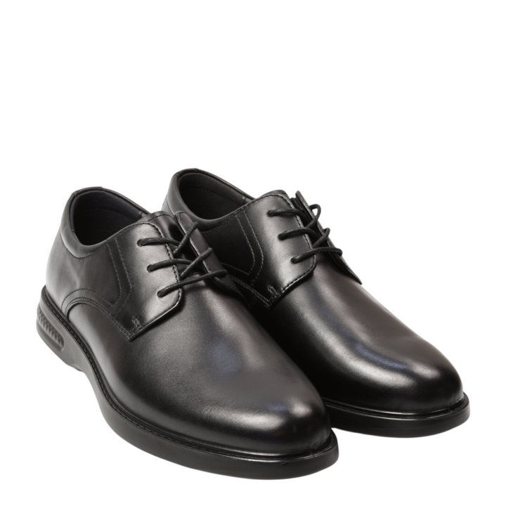 ada-shoes.ro Goretti black leather formal lace-up shoes for men with a comfortable sole for business attire.