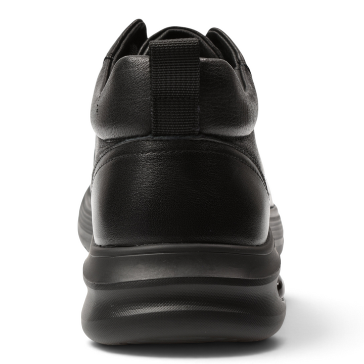 Back view of black ADA SHOES 6517-N men&
