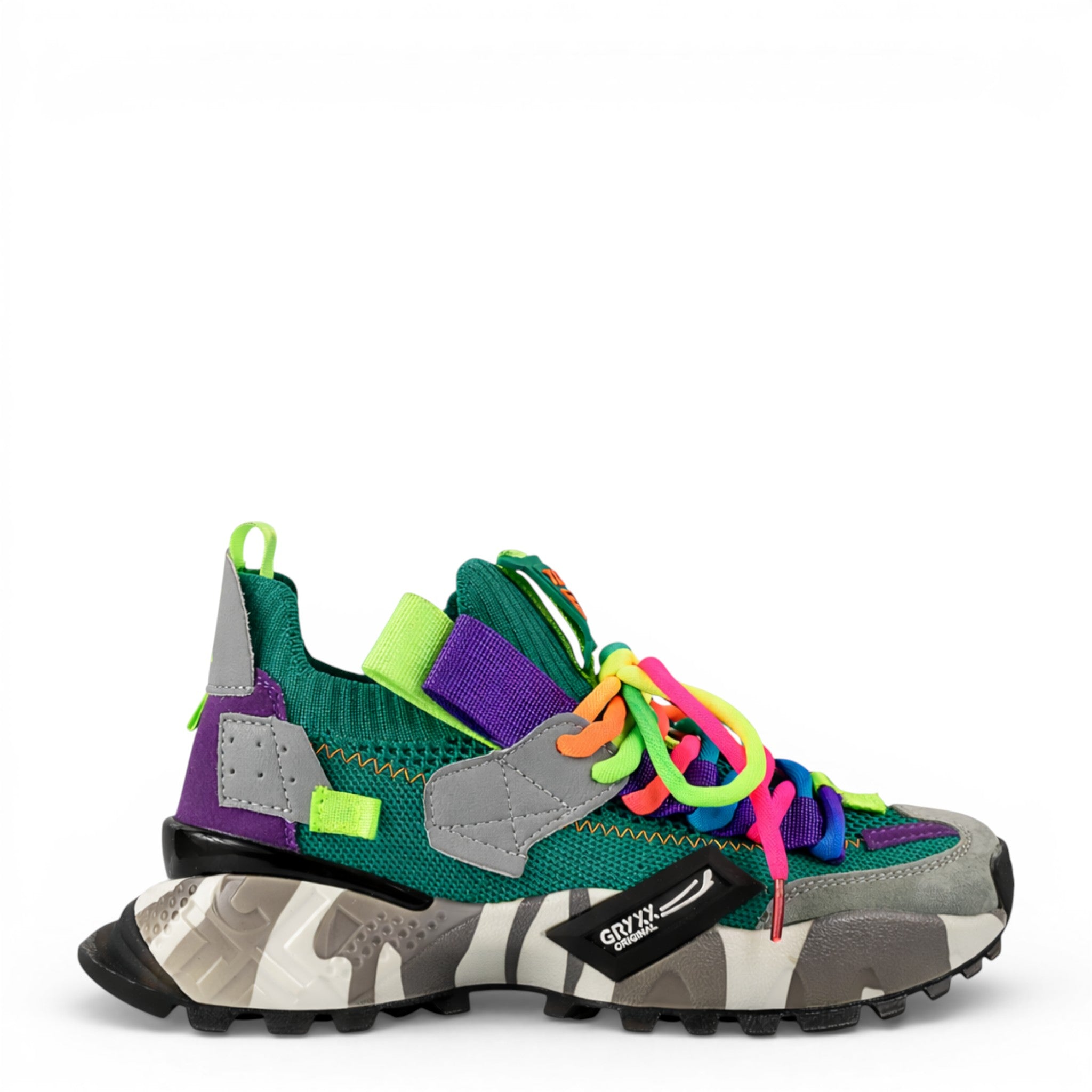 Pantofi sport damă GRYXX verzi, textil, confort casual – ada-shoes.ro