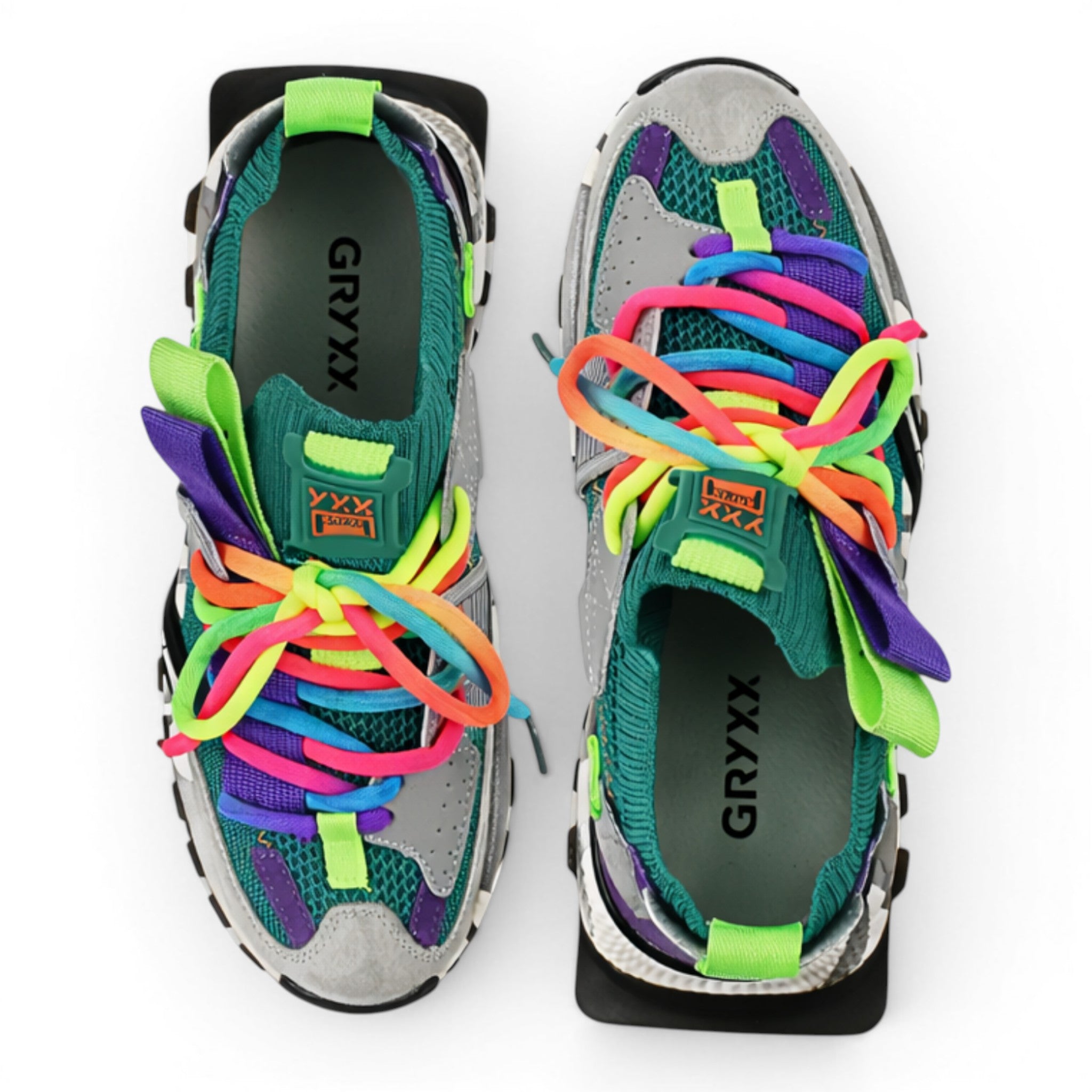 Pantofi sport damă GRYXX verzi, textil, confort casual – ada-shoes.ro