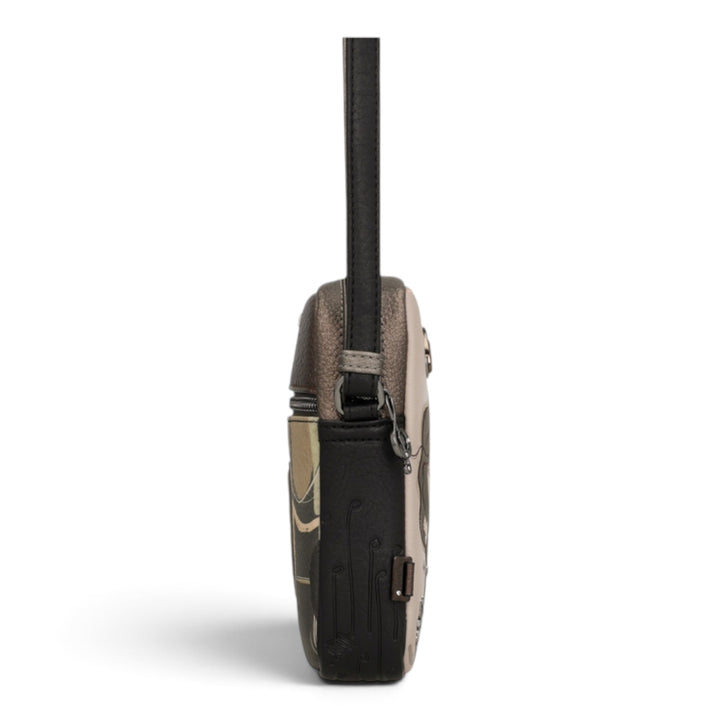 Side view of an Anekke crossbody bag from ada-shoes.ro, featuring a compact design with adjustable shoulder strap.