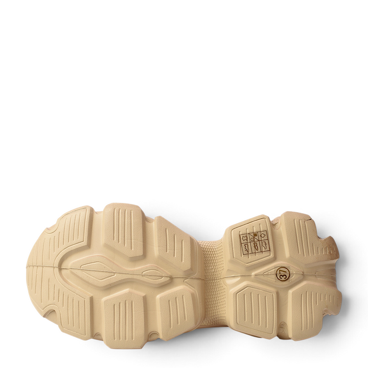 ada-shoes.ro beige sneaker sole with textured tread pattern and size 37 marking
