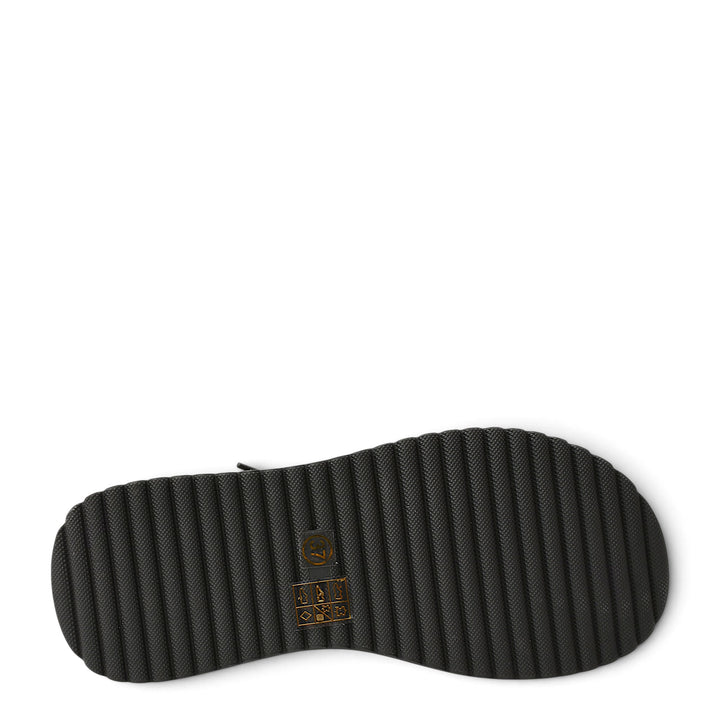 ada-shoes.ro Formazione black leather ankle boot sole with a flexible, ribbed rubber tread for traction