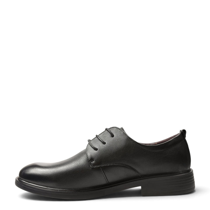 ada-shoes.ro black leather lace-up formal shoes with a 3cm flexible sole for office and special events