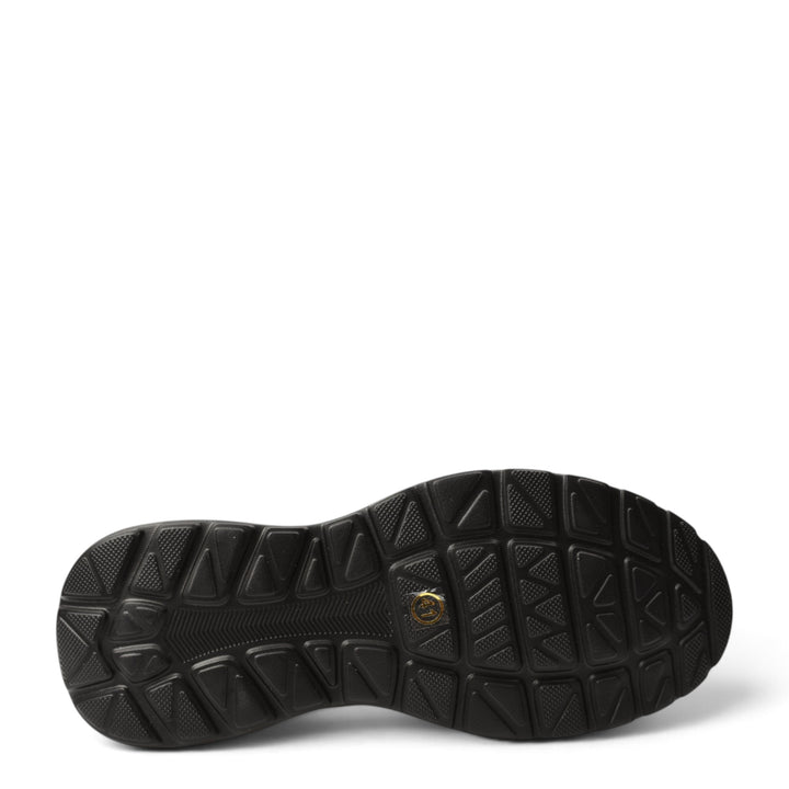 Black rubber outsole of ada-shoes.ro 6818-N sneakers featuring a textured grip pattern and size 41 marking