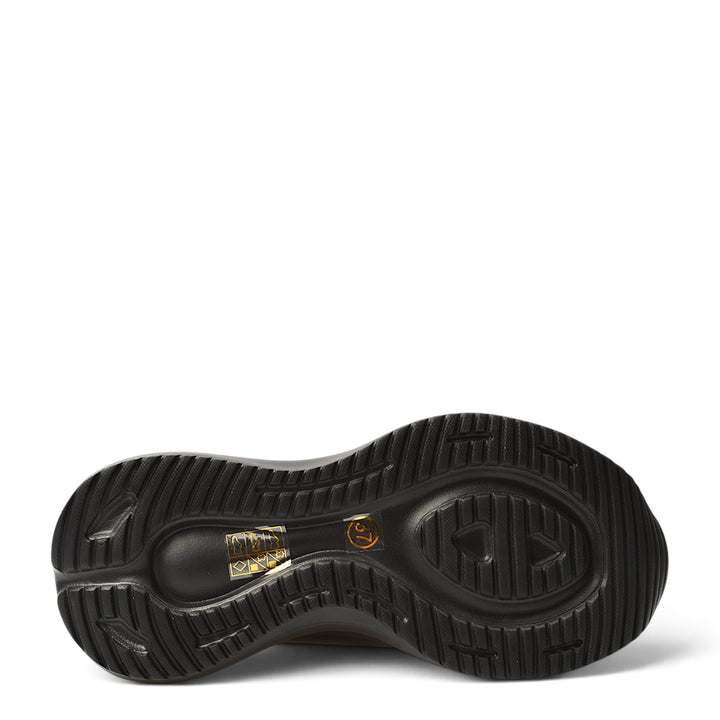 ada-shoes.ro Franco Gerardo black sneaker sole with flexible tread pattern and size label