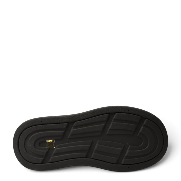 ada-shoes.ro black sneaker sole with a textured tread pattern for grip and a size 37 sticker