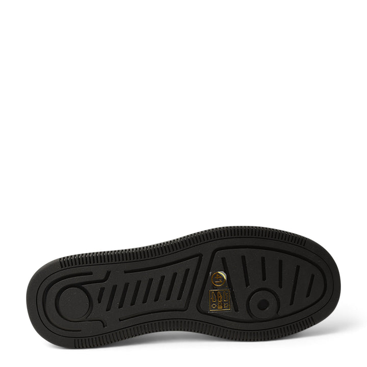 ada-shoes.ro Otter black leather sneaker sole with textured grip pattern and flexible design