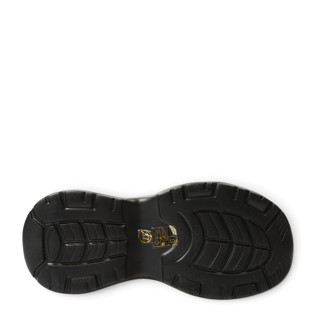 ada-shoes.ro black sport boot sole with a textured tread pattern for grip and a 5 cm platform height