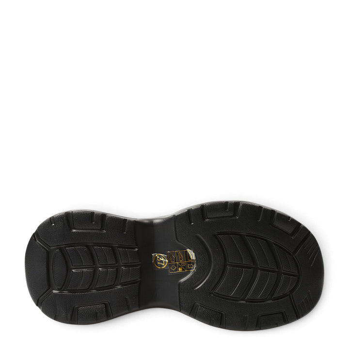 ada-shoes.ro black sport boot sole with a textured tread pattern for grip and a 5 cm platform height