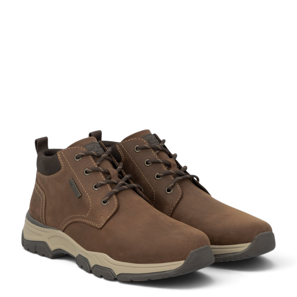 ada-shoes.ro brown Rieker waterproof ankle boots with riekerTEX membrane and durable lace-up design for men