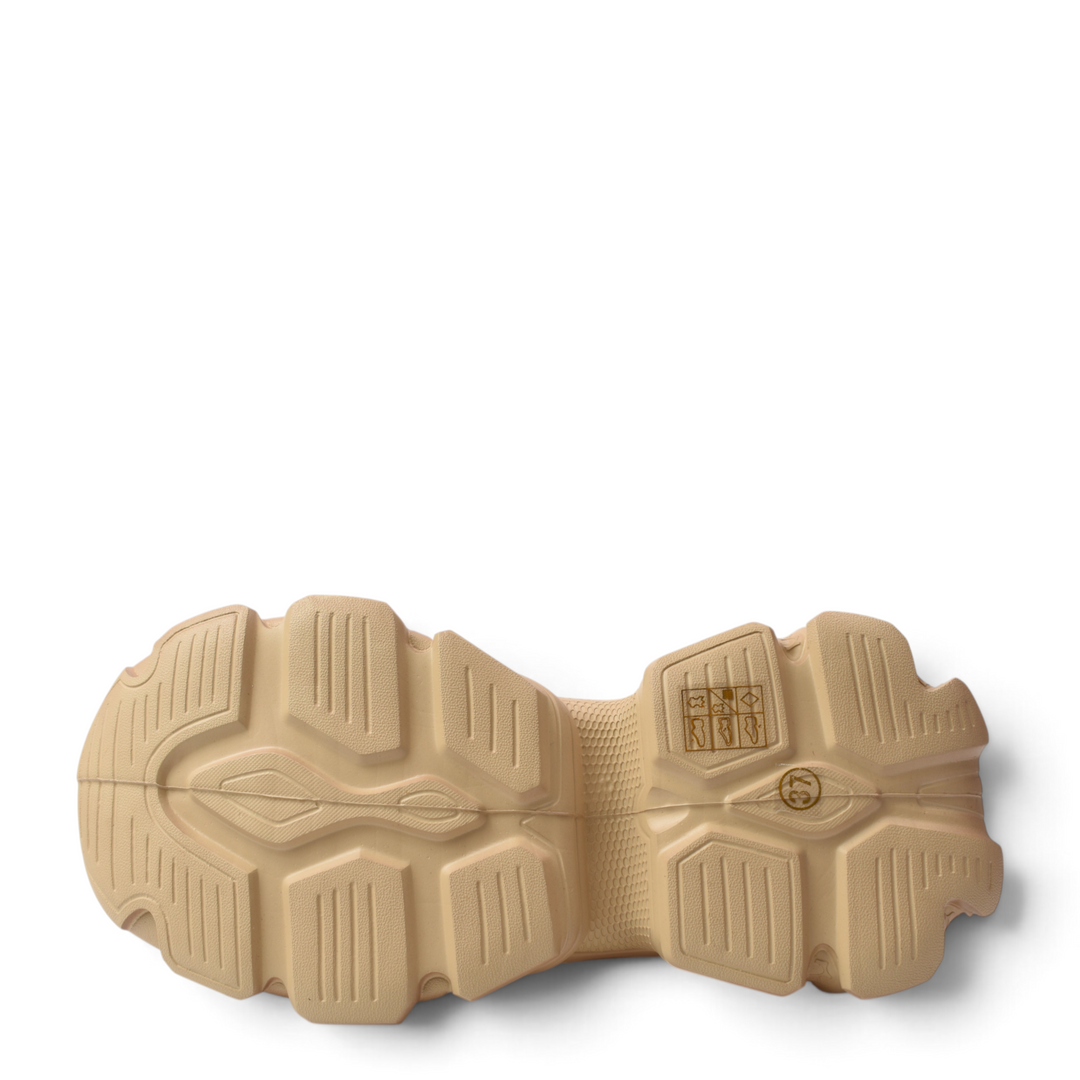ada-shoes.ro Franco Gerardo brown sneaker sole with chunky tread pattern for traction and stability