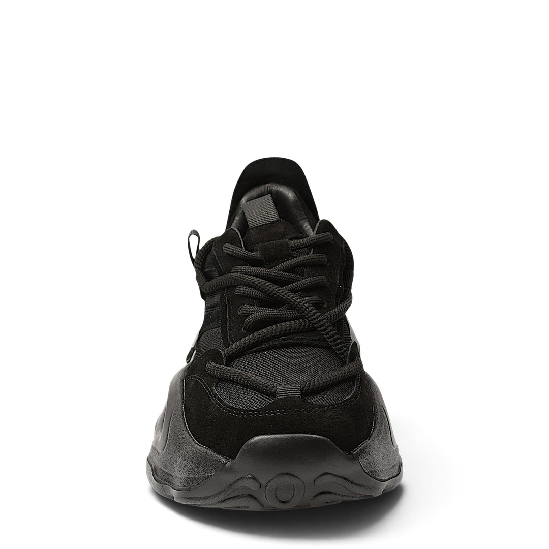 ada-shoes.ro Franco Gerardo 2586-N black sneakers made of suede and textile with a thick flexible sole